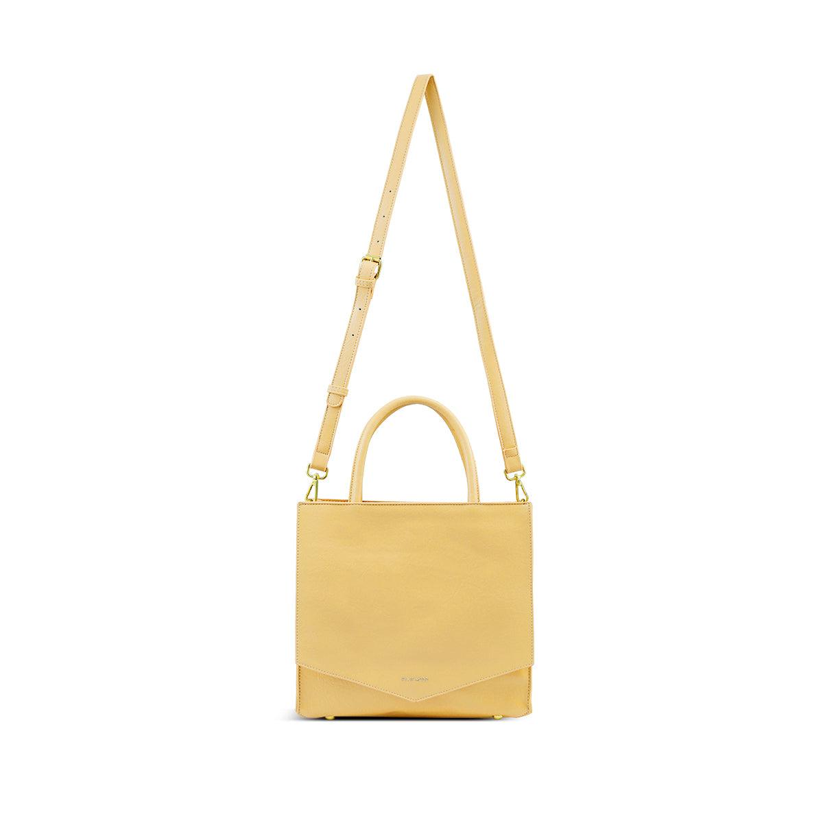 Caitlin Small Vegan Leather Tote Bag for Women - Stylish & Eco-Friendly Crossbody Purse in Multiple Colors | Perfect for Work, Travel & Everyday Use