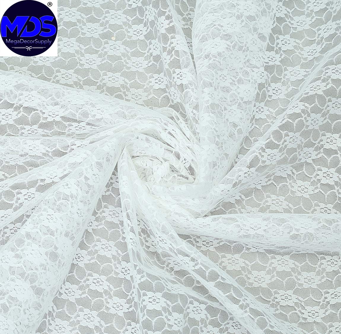 20 Pack White Sheer Lace Table Runners 27x170 Inches - Elegant Wedding Decor for Banquets, Birthday Parties, Engagements & Rustic Boho Theme - Perfect for 14ft Tables (Pack of 20)