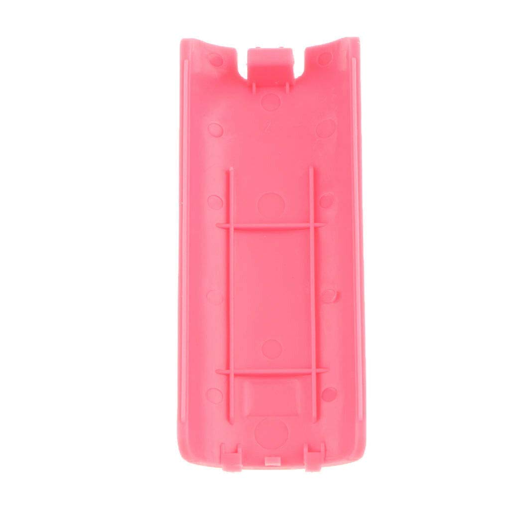 Replacement Battery Door Cover & Back Case Shell with Hand Strap Lanyard for Wii Remote Controller - Pink | Perfect for Gaming Accessories & Controller Protection