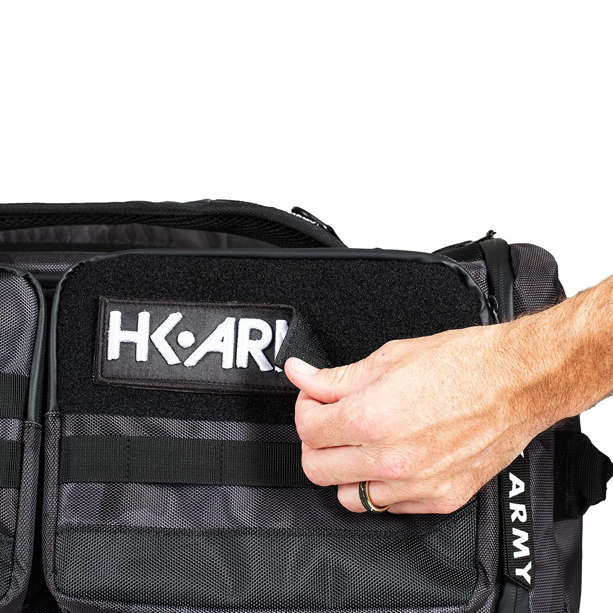 HK Army Expand Backpack Paintball Gear Bag - Shroud Blackout | Durable Paintball Equipment for Tournaments & Outdoor Games | Perfect for Paintball Players & Airsoft Enthusiasts
