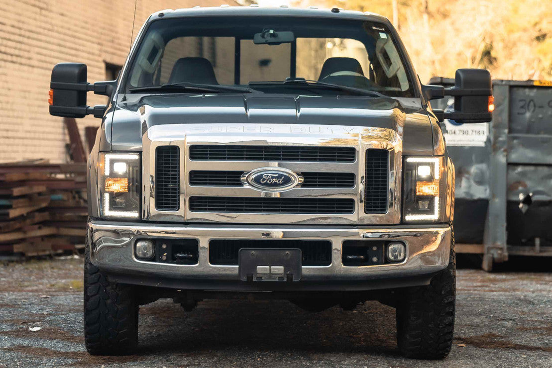 FORD SUPER DUTY (2008-2010) XB Hybrid LED Headlights - High Performance Replacement Headlamps for Off-Road & Night Driving