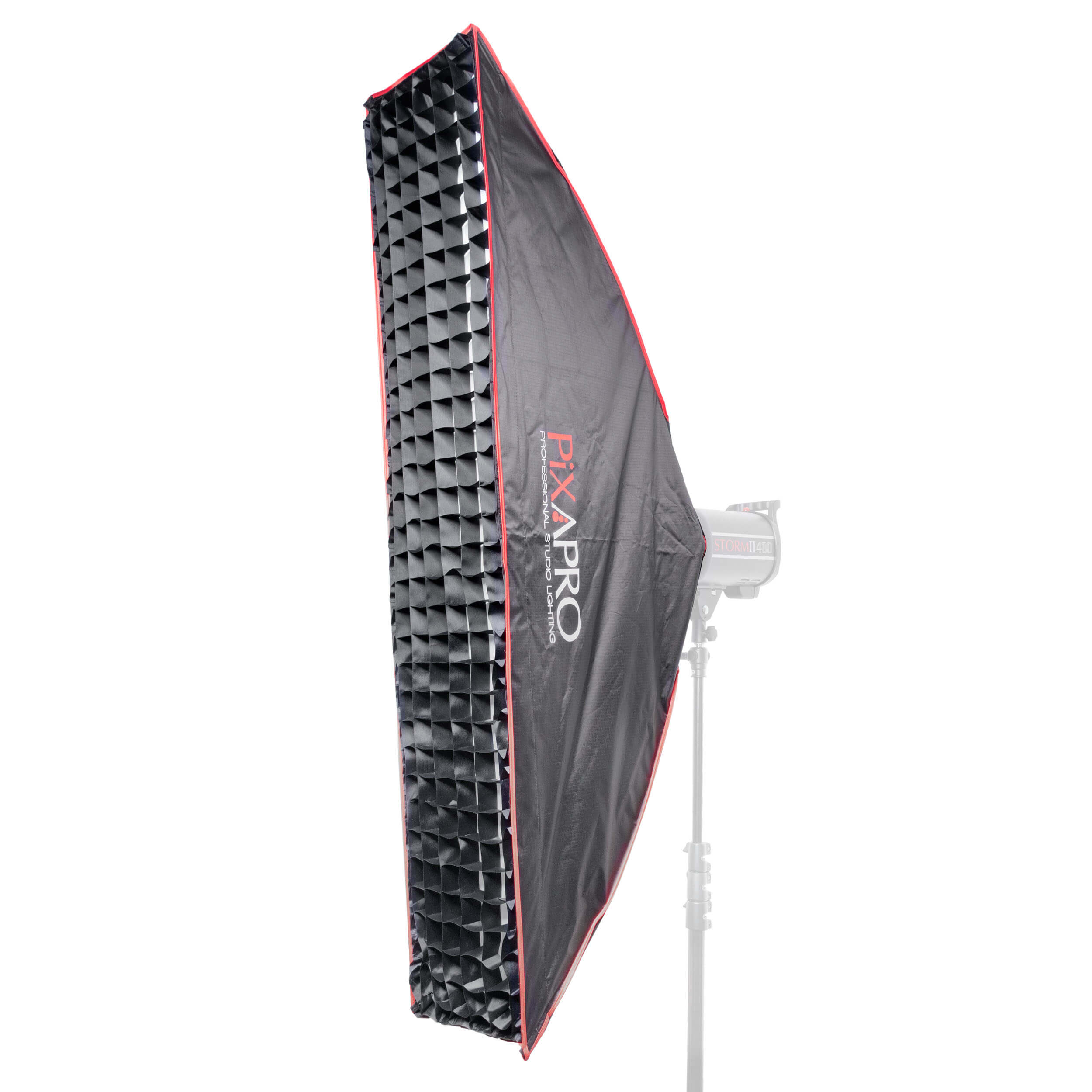 30x140cm (11.8x55.1in) Quick Install Strip Softbox with 4cm Honeycomb Grid - Perfect for Product Photography, YouTube Videos & Studio Lighting