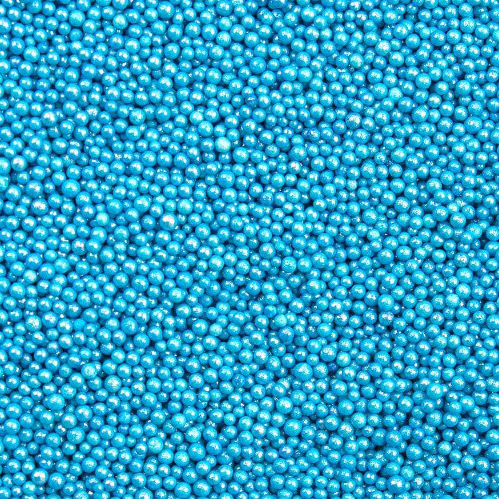 Premium Blue Mini Pearl Sprinkle Beads - Bulk 48-Pack for Cake Decorating, Cupcake Toppers & DIY Crafts | Private Label Baking Supplies