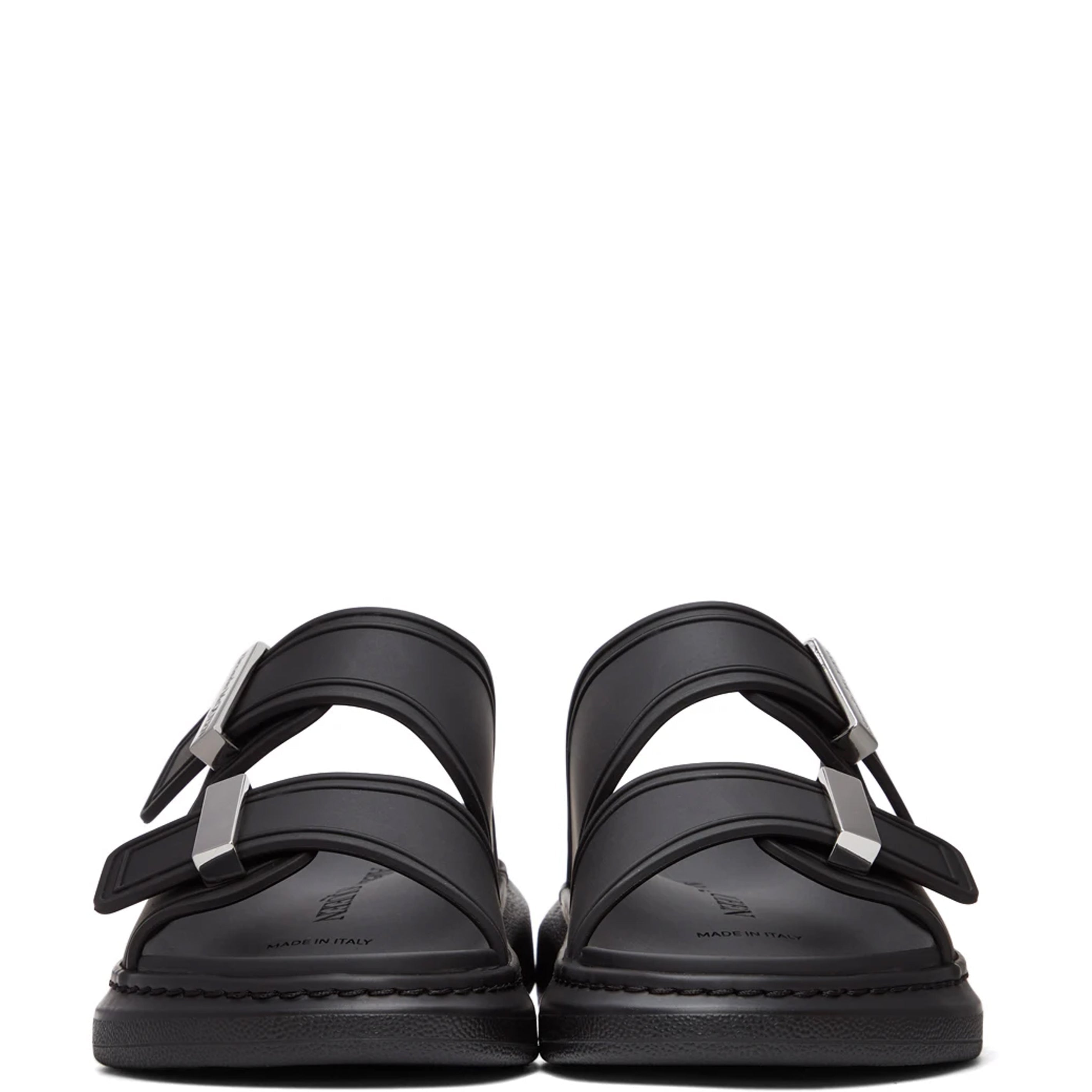 Hybrid Rubber Slides - Comfortable & Durable Black Slip-On Sandals for Men & Women | Perfect for Beach, Pool, Gym, and Casual Wear
