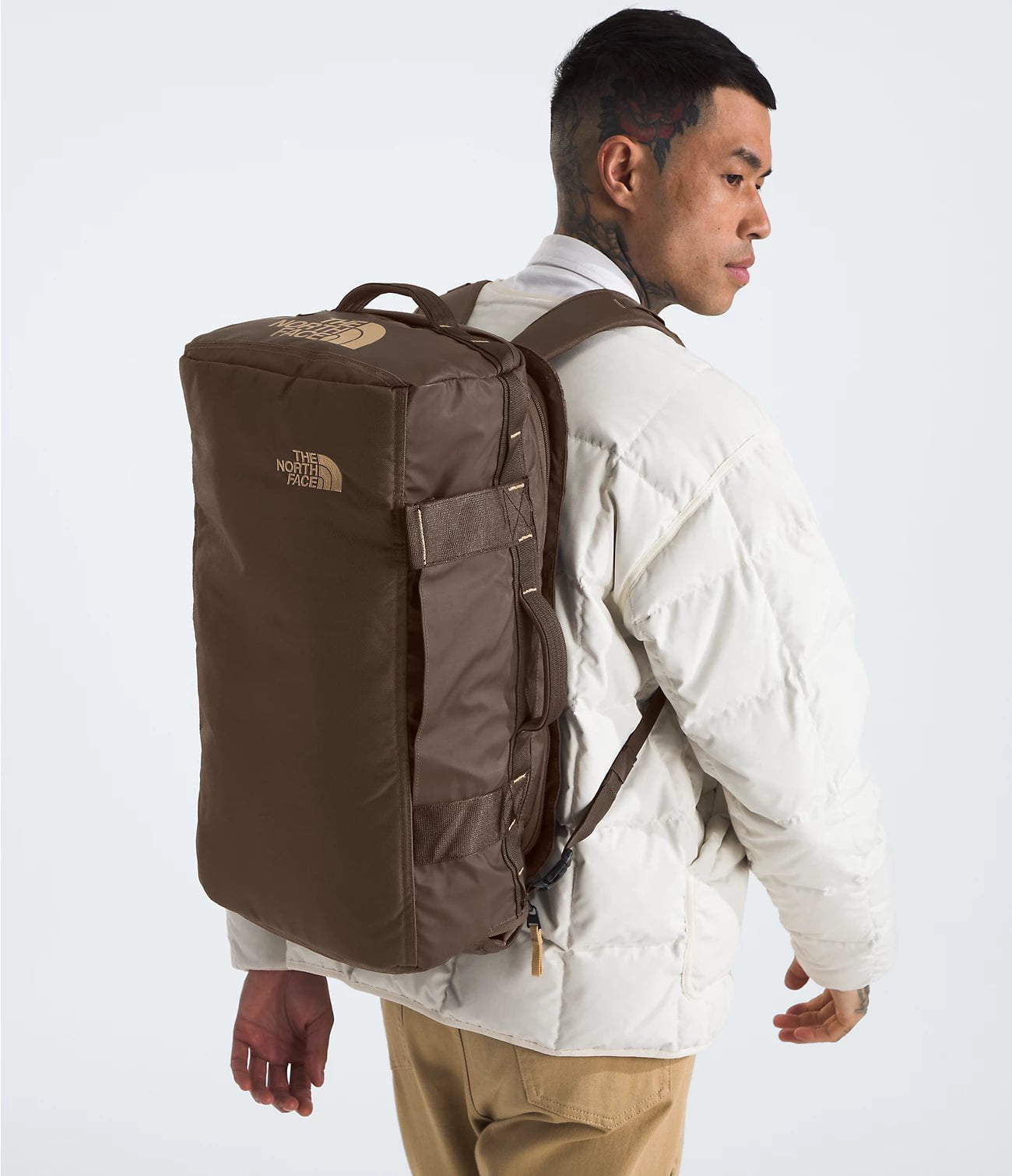 The North Face Base Camp Voyager Duffel 32L - Durable Travel Duffel Bag for Hiking, Camping & Gym - Water-Resistant & Lightweight Carry-On Luggage