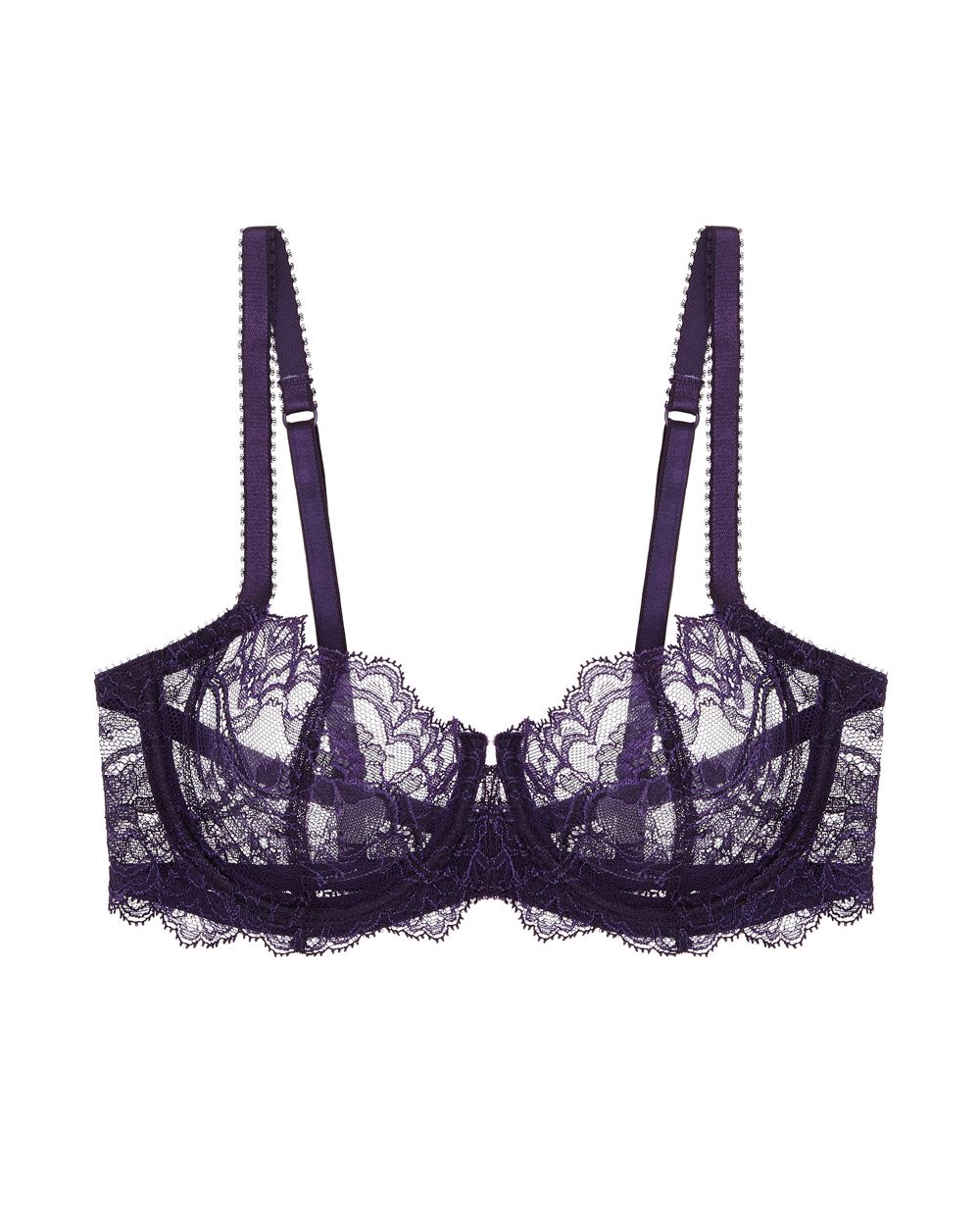 Anais Low Balconette Bra - Sexy Lace Underwire Push Up Bra for Women | Perfect for Date Nights & Special Occasions
