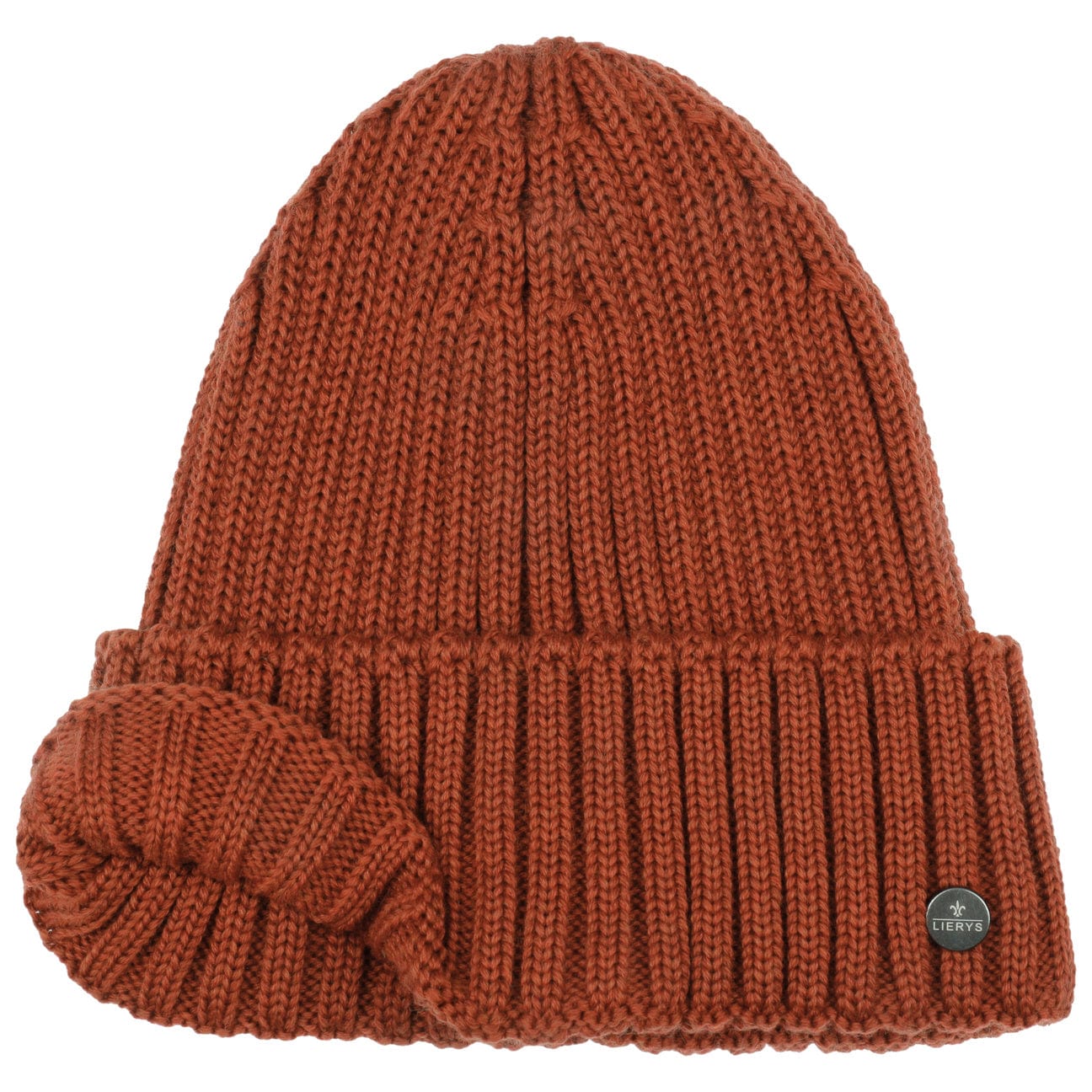 Lierys Merino Wool Rib Knit Beanie - Soft Winter Hat for Men & Women - Perfect for Skiing, Hiking & Cold Weather Activities
