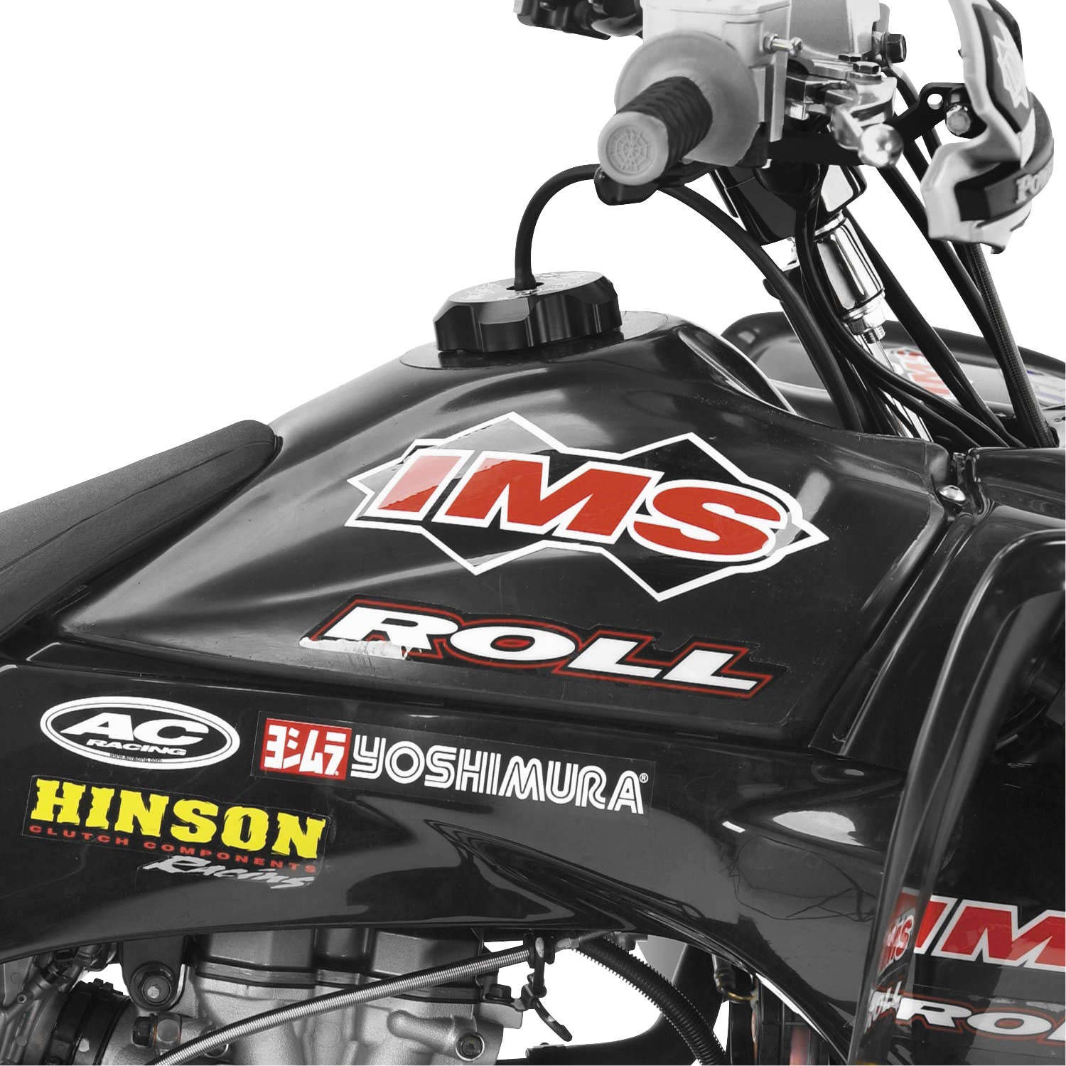 IMS 127317BK1 Large Black Fuel Tank - 3.8 Gallon Capacity for Motorcycles, ATVs & Outdoor Power Equipment | Durable Replacement Gas Tank for Off-Road Vehicles & Lawn Mowers
