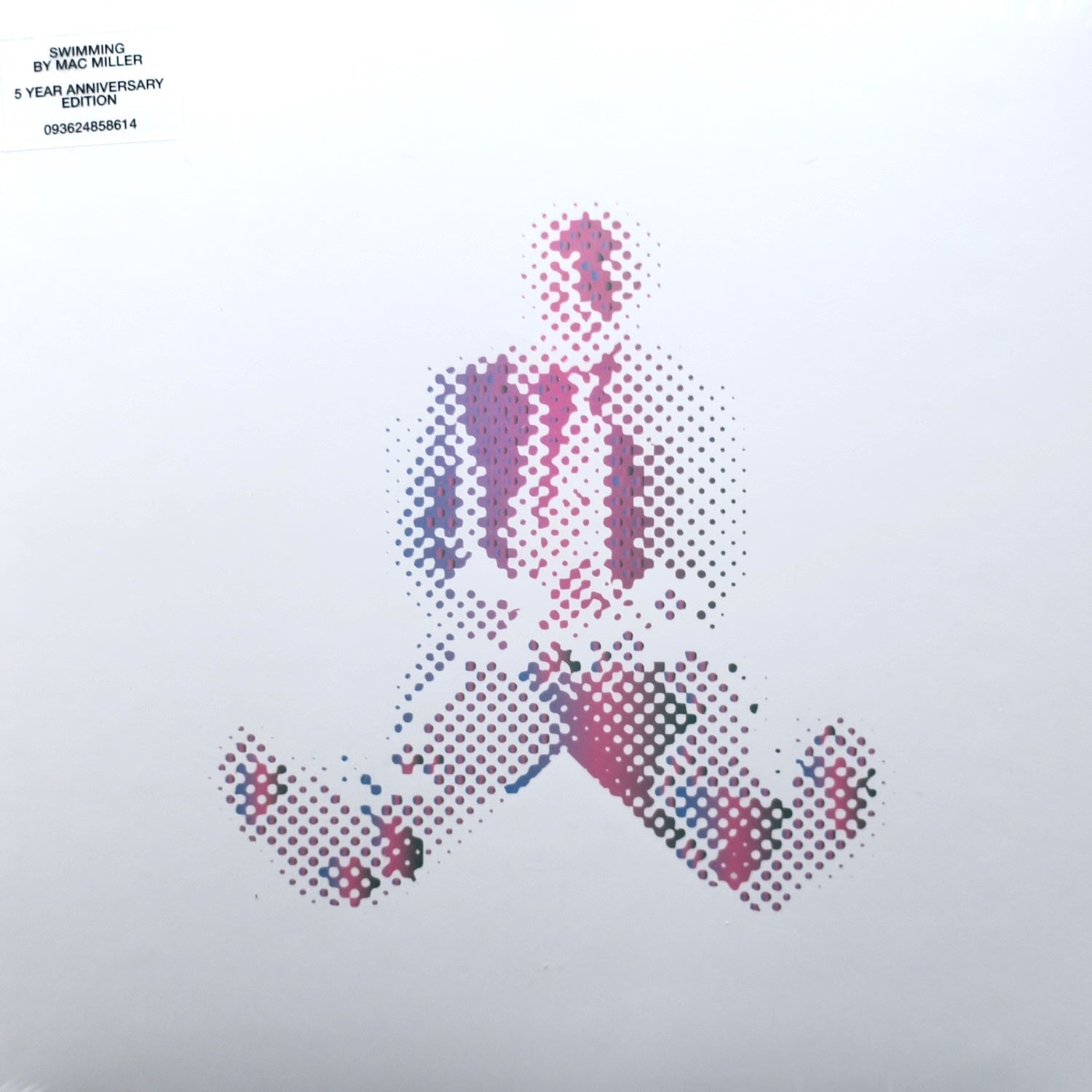 MAC Miller 'Swimming' 5th Anniversary Limited Edition Vinyl 2LP - Milky Blue Pink Colored Vinyl with Lyric Cards & Poster - Perfect for Record Collectors and Music Lovers