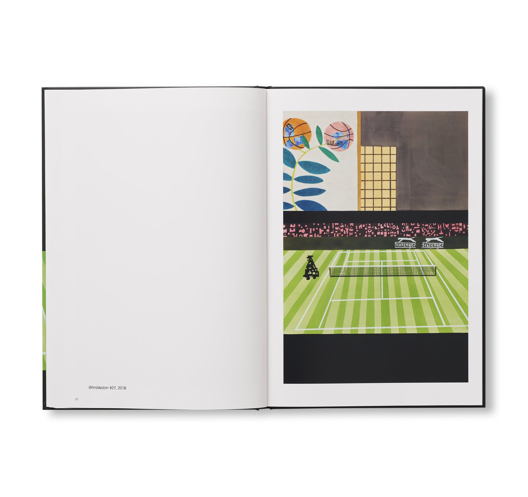 Jonas Wood 24 Tennis Court Drawings - Premium Art Prints for Home & Office Decor | Perfect for Sports Enthusiasts and Modern Interior Design