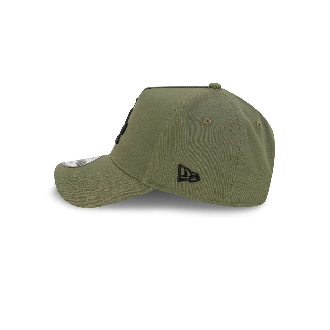 New Era 9Forty A Frame LA Dodgers Olive Snapback Hat - Adjustable Baseball Cap for Men & Women - Perfect for Sports Fans, Streetwear Fashion & Casual Outfits