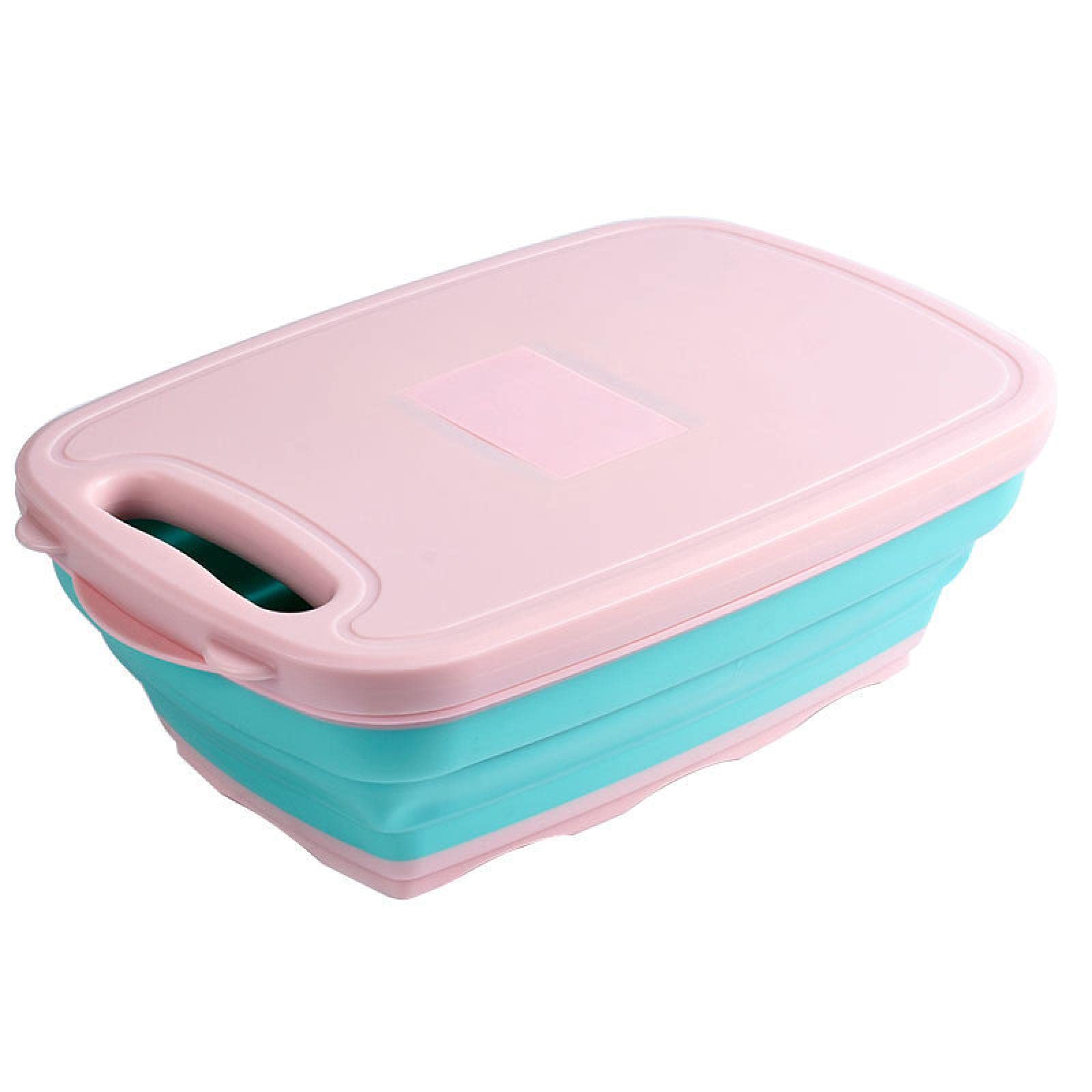 9-in-1 Foldable Cutting Board Set with Vegetable Drain Basket, Fruit Sink & Potato Grater | Portable Kitchen Knife Organizer | Perfect for Camping, Small Kitchens & RV Cooking