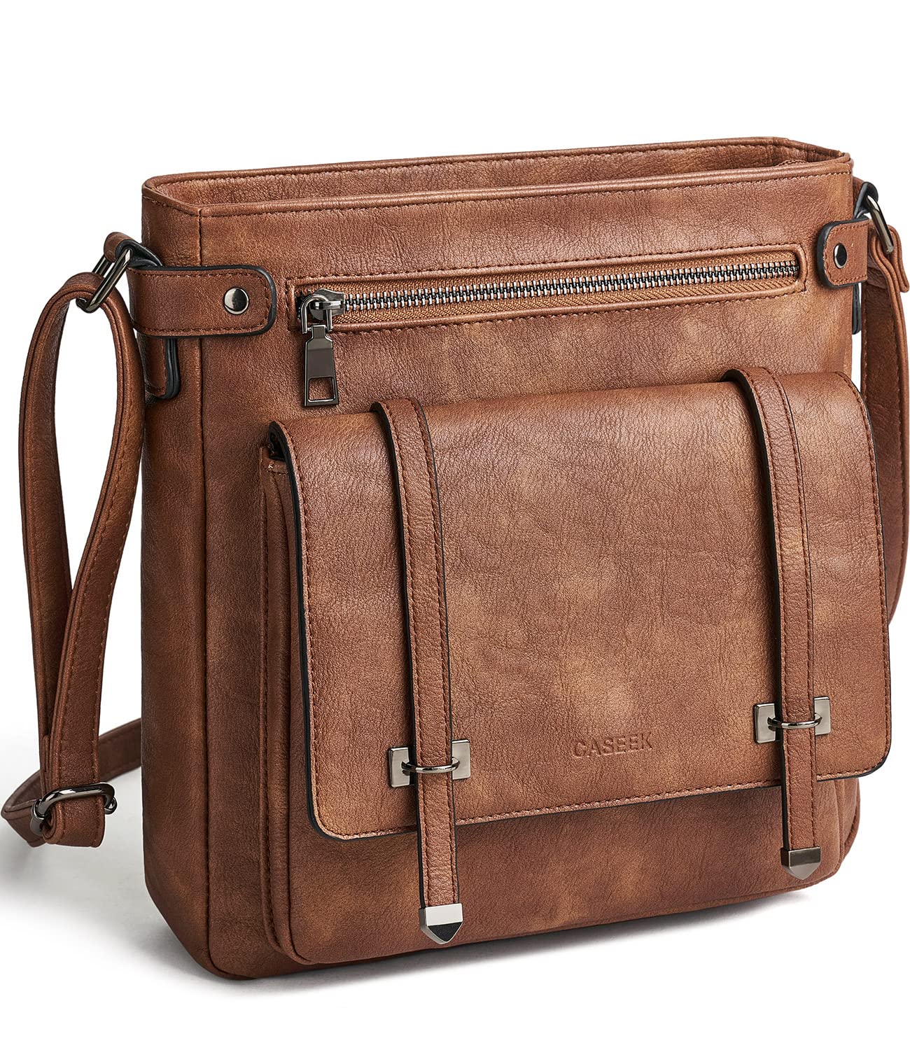 Stylish Leather Crossbody Bags for Women - Medium Size Shoulder Purse with Adjustable Strap | Perfect for Travel, Shopping & Everyday Use
