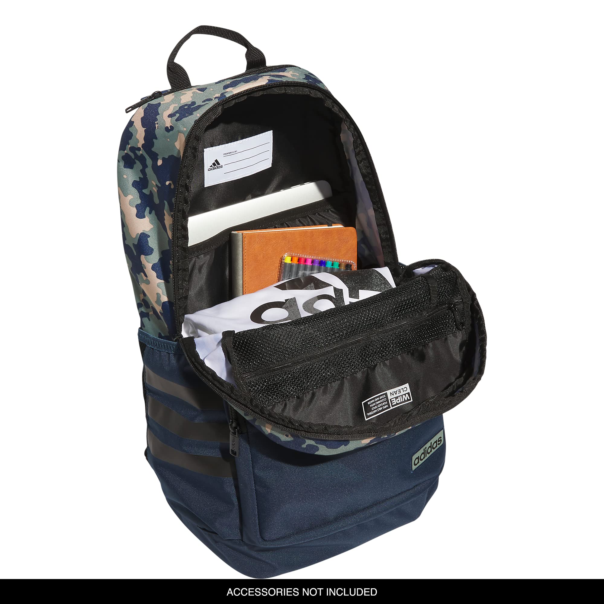 Adidas Unisex Classic 3S 4 Backpack - Lightweight Durable School & Travel Backpack for Students, Work, Gym & Outdoor Activities
