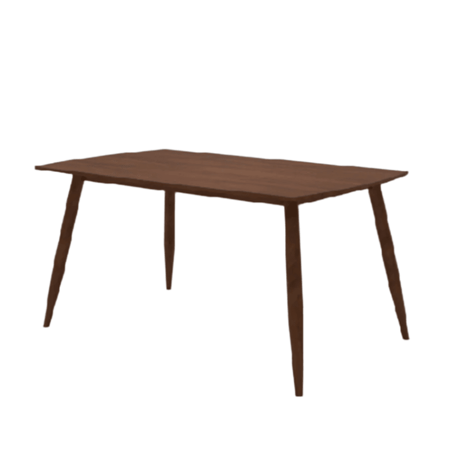 Faeryn Solid Wood Dining Table 150cm - Rustic Farmhouse Style for Kitchen, Dining Room & Outdoor Entertaining