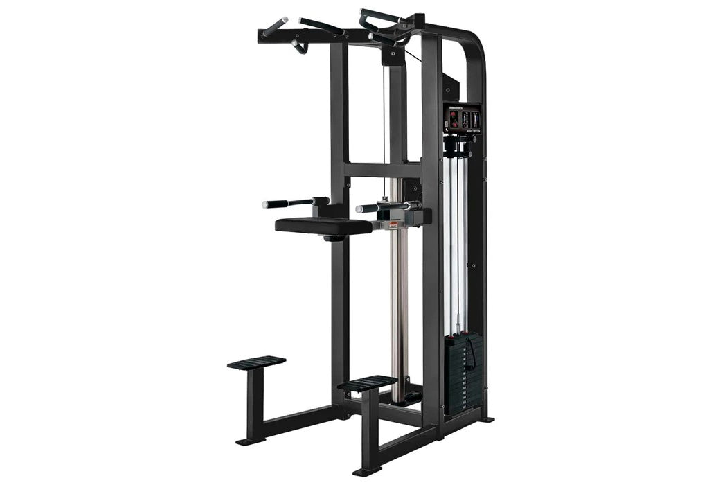 Hammer Strength Select Assist Dip Chin Machine - Professional Gym Equipment for Home & Commercial Use - Perfect for Strength Training & Upper Body Workouts