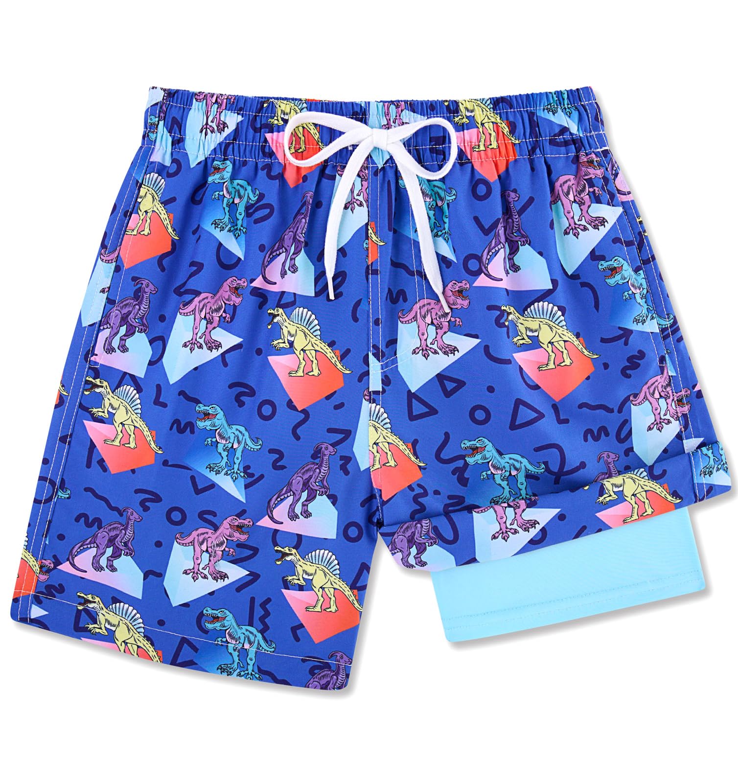 Boys Swim Trunks with Liner - Kids Bathing Suits for Pool & Beach