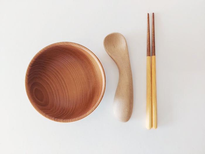 Okecraft Wooden Baby Spoon by Nobue Nishimura - Natural Teething Spoon for Infants & Toddlers - Safe, Eco-Friendly Feeding Utensil for Baby-Led Weaning & First Foods