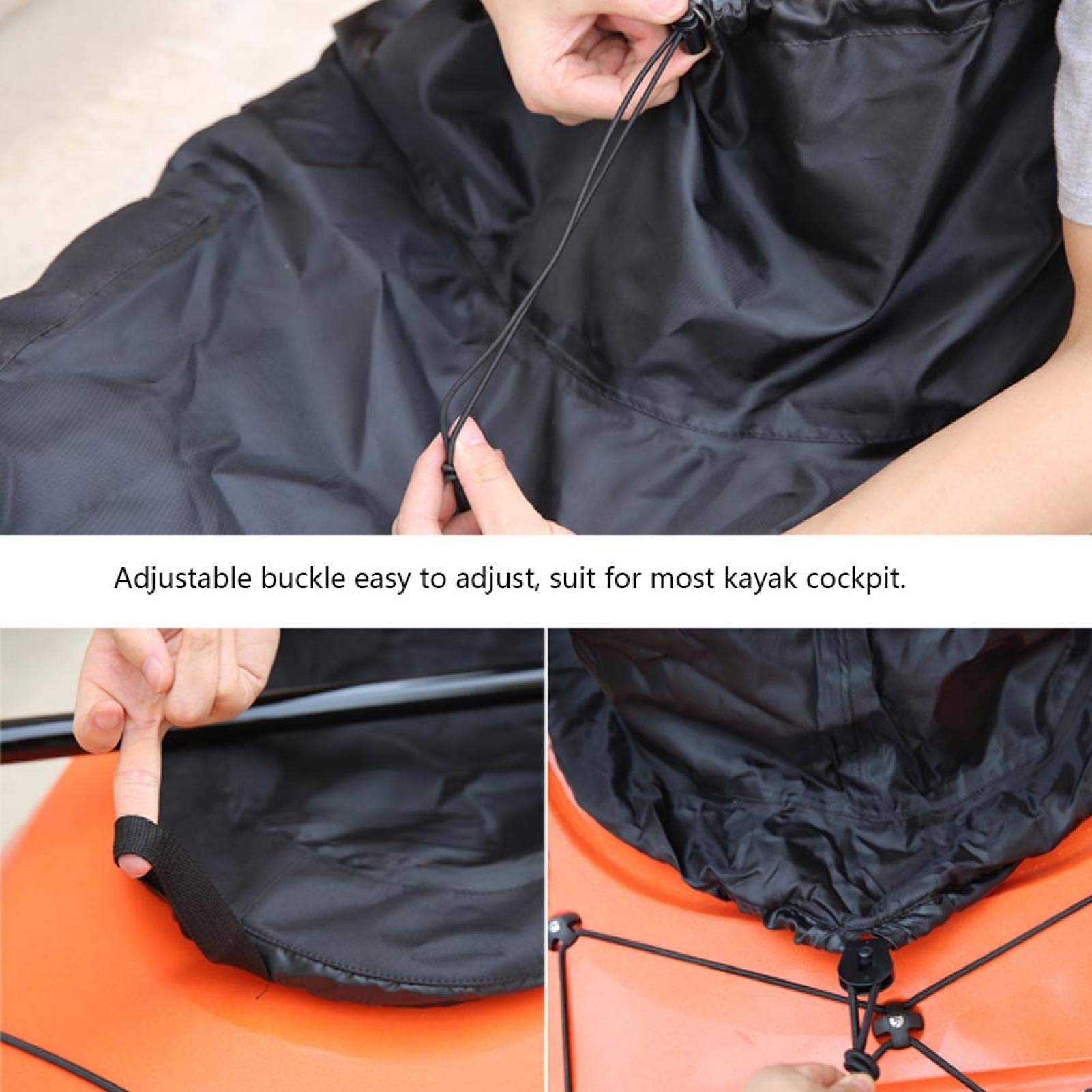 EVTSCAN Kayak Skirt Cover - Waterproof Deck Accessory for Canoe & Kayak Boating - Ideal for Kayaking, Canoeing, and Water Sports Adventures