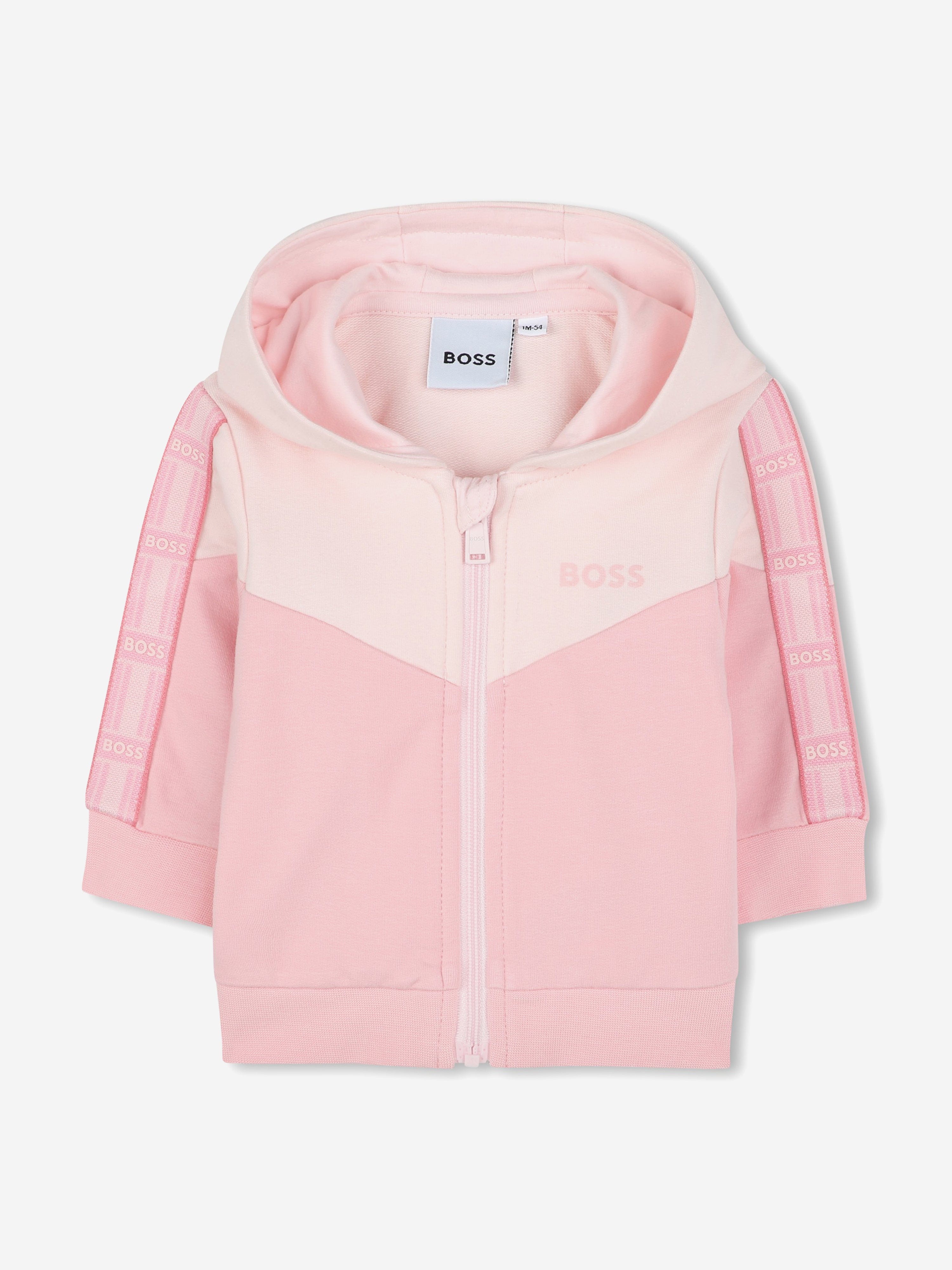 BOSS Baby Girls Pink Tracksuit Set - Cute & Comfortable 2-Piece Outfit for Toddlers | Perfect for Playdates, Daycare & Family Photos