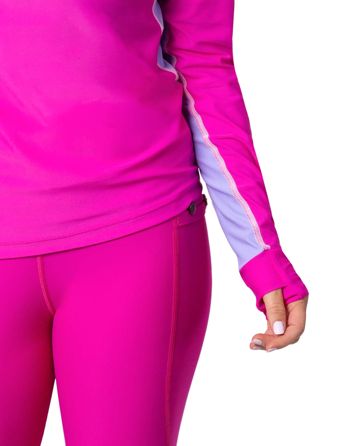 Tuga Women's Snorkel Hooded Rashguard - UPF 50+ Sun Protection Swim Shirt, Made in USA - Perfect for Snorkeling, Surfing & Beach Activities