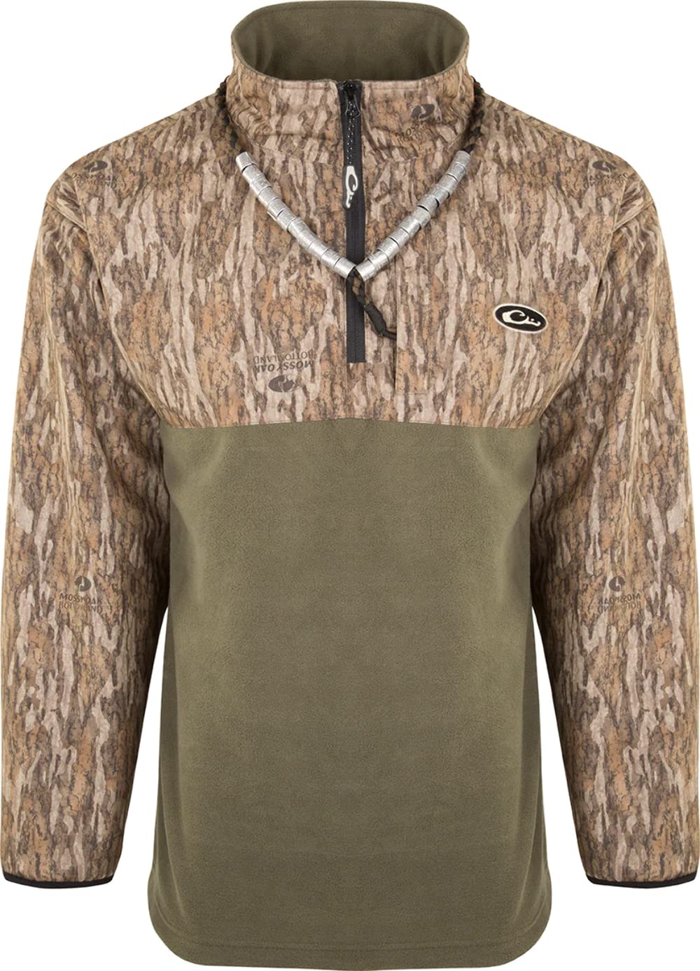 Drake Waterfowl Men's 1/4 Zip Refuge Eqwader™ Pullover - Lightweight Hunting Shirt for Waterfowl & Outdoor Activities
