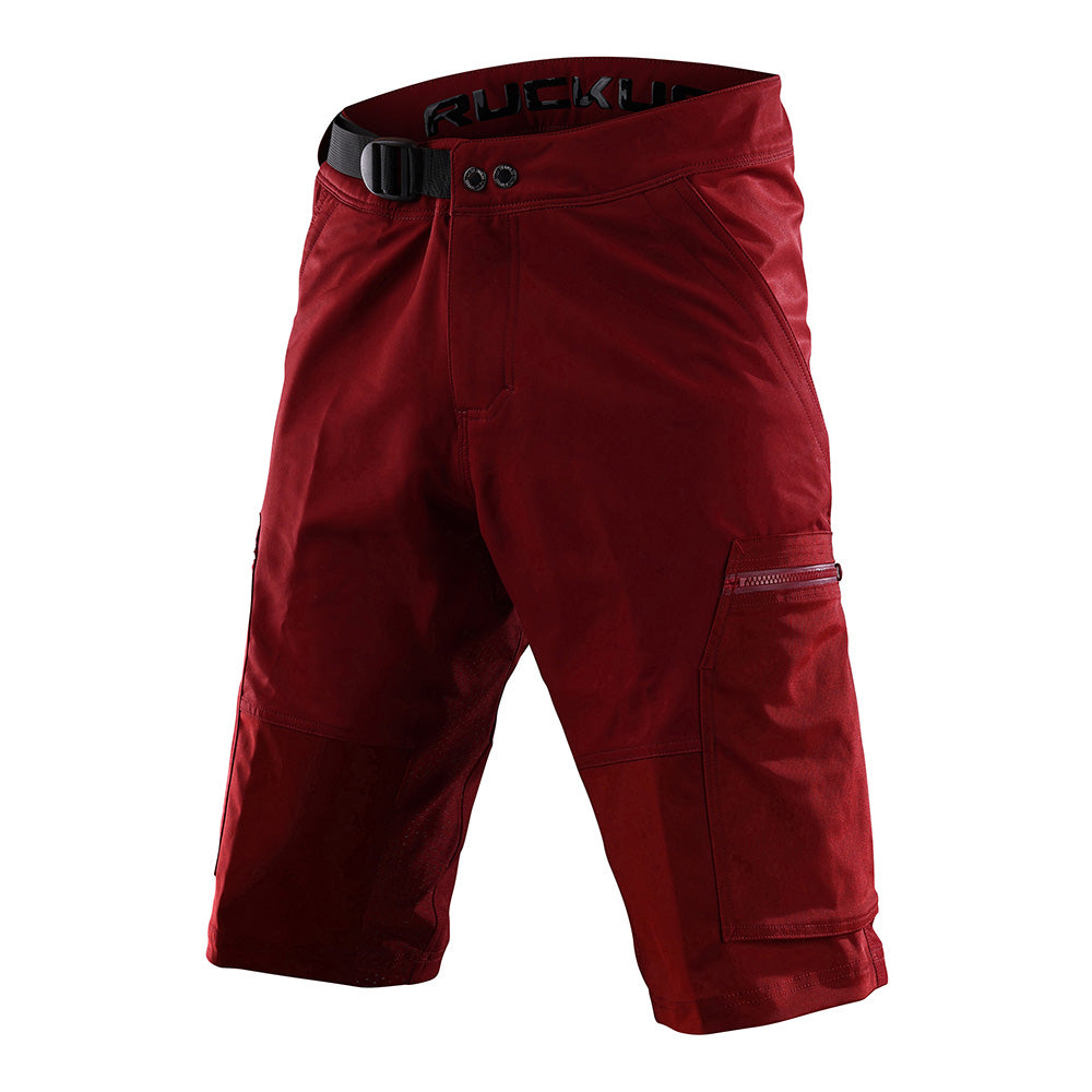 Ruckus Cargo Shorts for Men - Durable Shell Mono Oxblood Color - Perfect for Outdoor Adventures, Hiking & Casual Wear