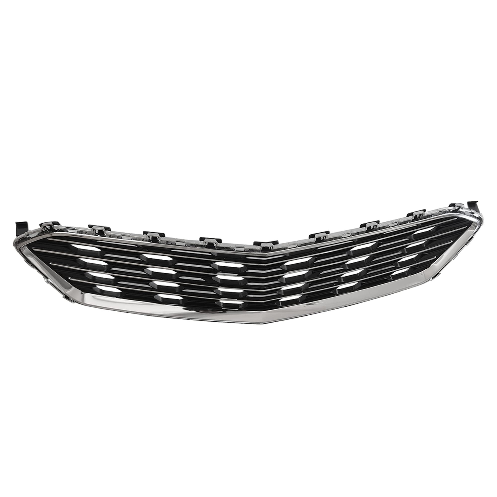 Black & Chrome Front Bumper Grille for 2016-2018 Chevy Cruze | Stylish Upgrade