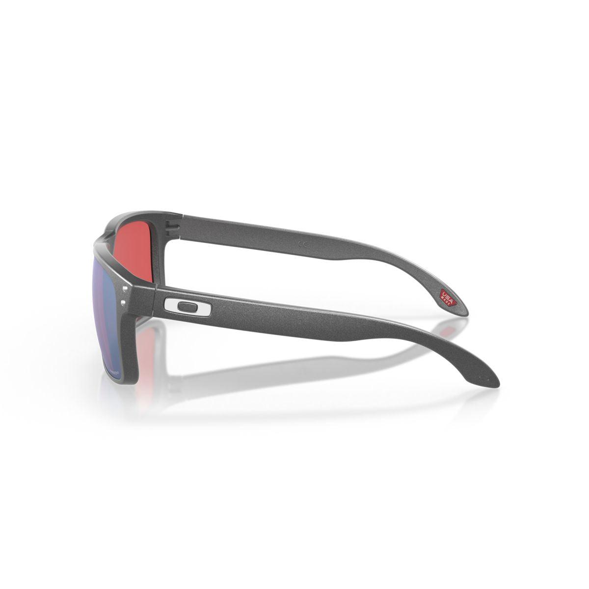 Oakley Holbrook Sunglasses Steel Frame with Prizm Snow Sapphire Lenses - Model 0OO9102 9102U5 - Perfect for Snow Sports & Outdoor Activities