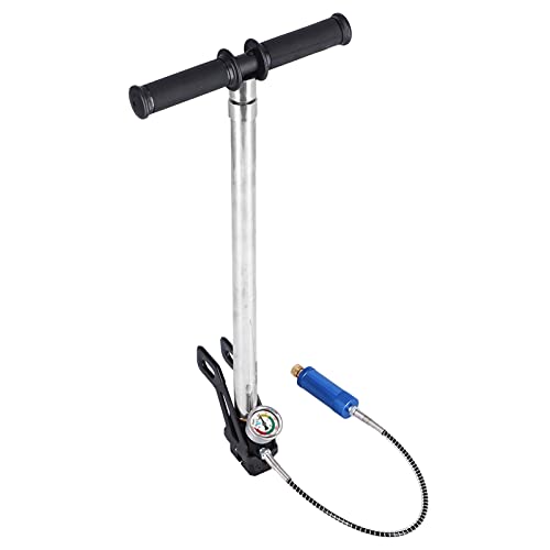 Garosa 4500PSI 4-Stage High Pressure Hand Pump - Portable Air Compressor for Tires, Bikes, Inflatables & Sports Equipment | Heavy Duty Hand Air Pump for Car, Motorcycle, ATV & Outdoor Use