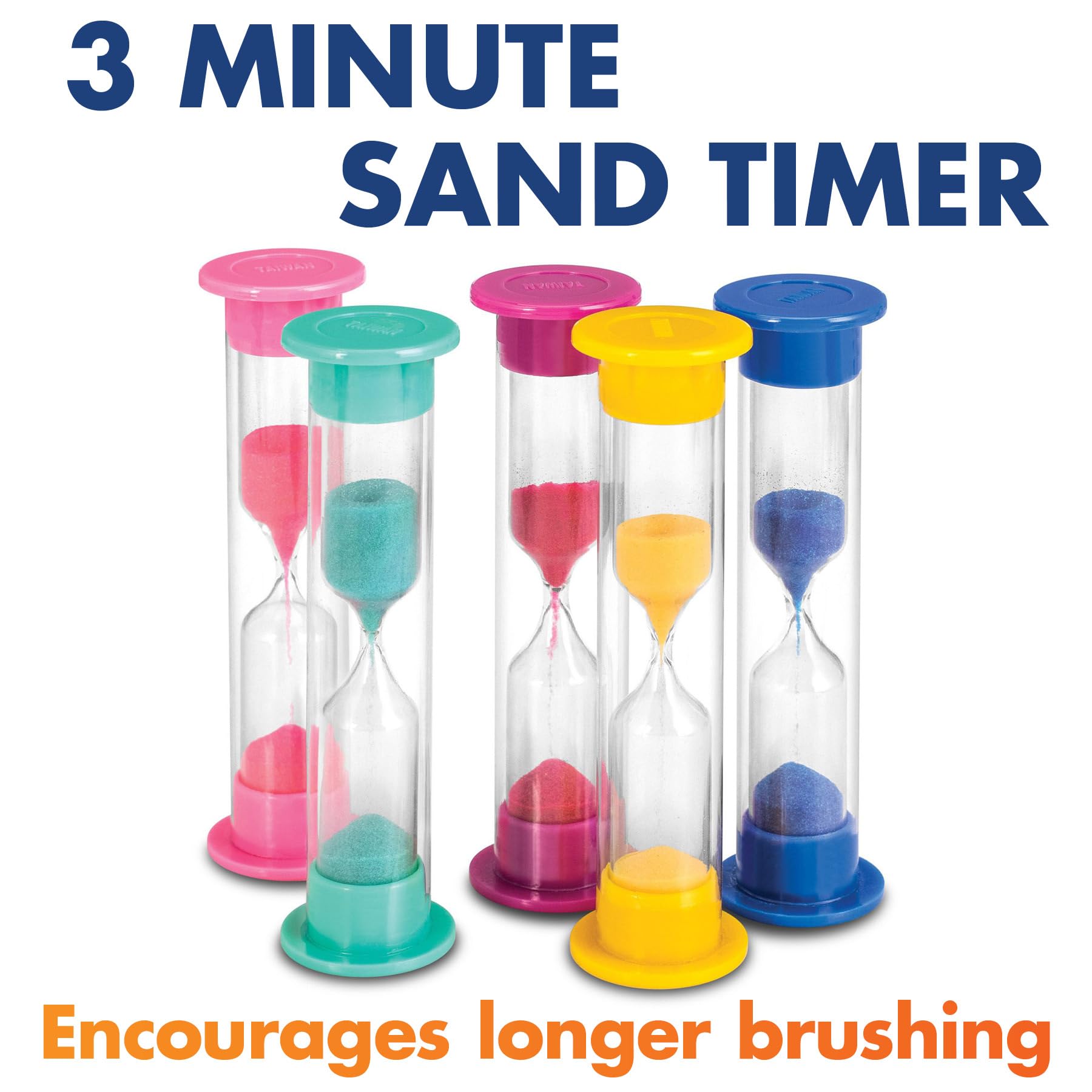 Practicon Kids Travel Dental Care Kit - TSA Friendly Toothbrush, Crest Toothpaste, Floss, Lip Balm & Sand Timer | Perfect for School, Vacations & Sleepovers | Child Oral Hygiene Essentials