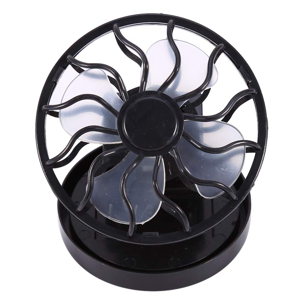 SOONHUA Solar Powered Clip-on Fan - Portable Cooling Fan for Camping, Hiking, Travel, Office & Home - Rechargeable Battery Operated Mini Air Conditioner for Personal Cooling