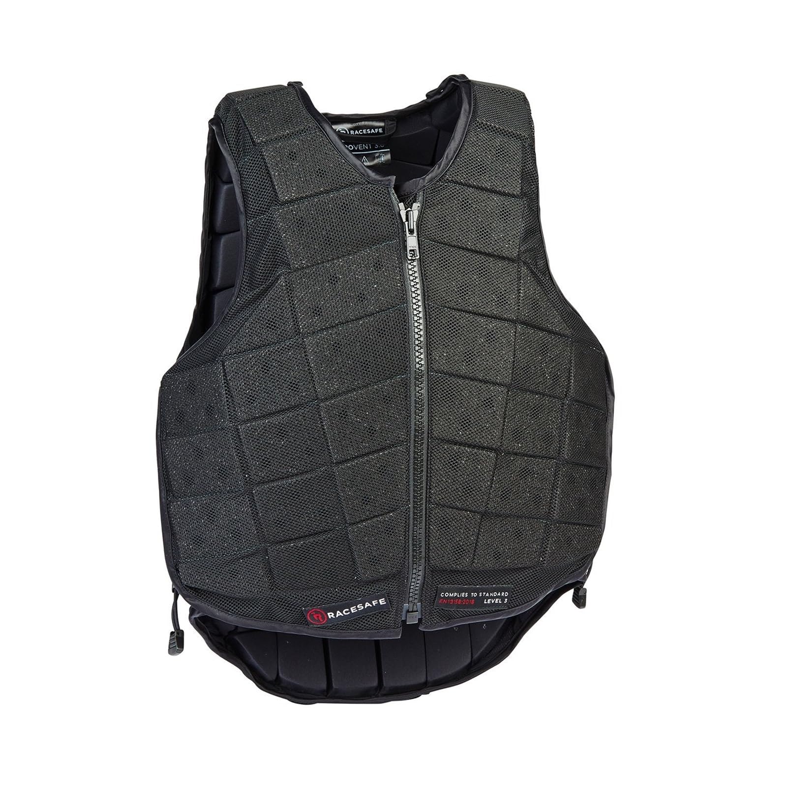 Provent 3.0 Equestrian Body Protector Vest - X Small Tall Size, Black - Perfect for Horse Riding, Show Jumping & Eventing Safety Gear