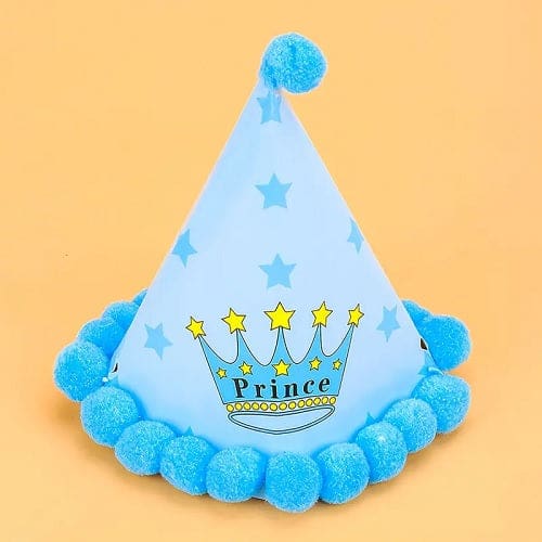 Prince Birthday Party Dog Hat - Crown Costume for Pet Birthday Celebrations & Dress Up - Perfect for Pet Parties, Photo Shoots & Special Occasions