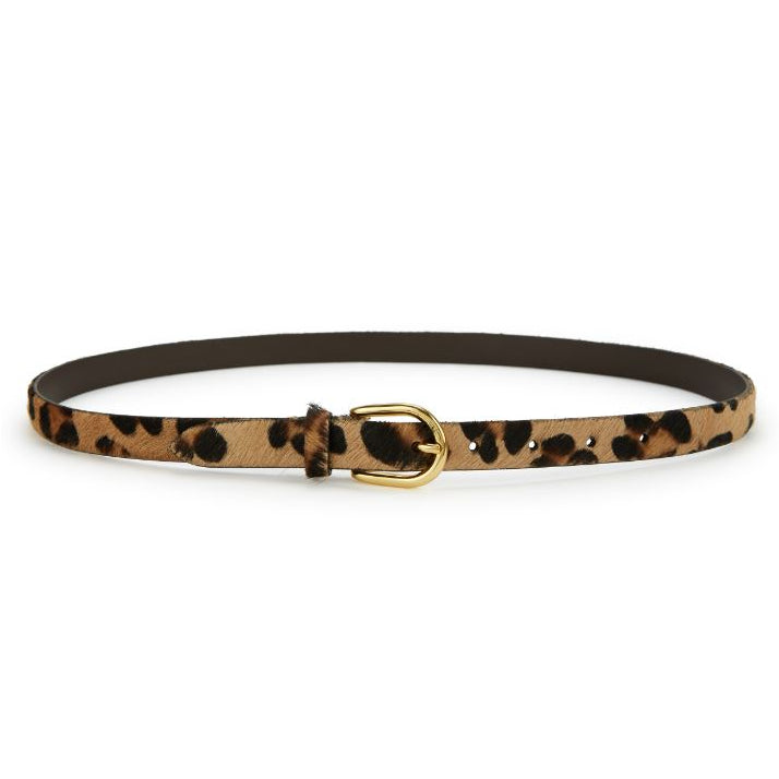 Stylish Narrow Pony Skin Leather Belt for Women & Men - Perfect for Office, Casual & Formal Outfits