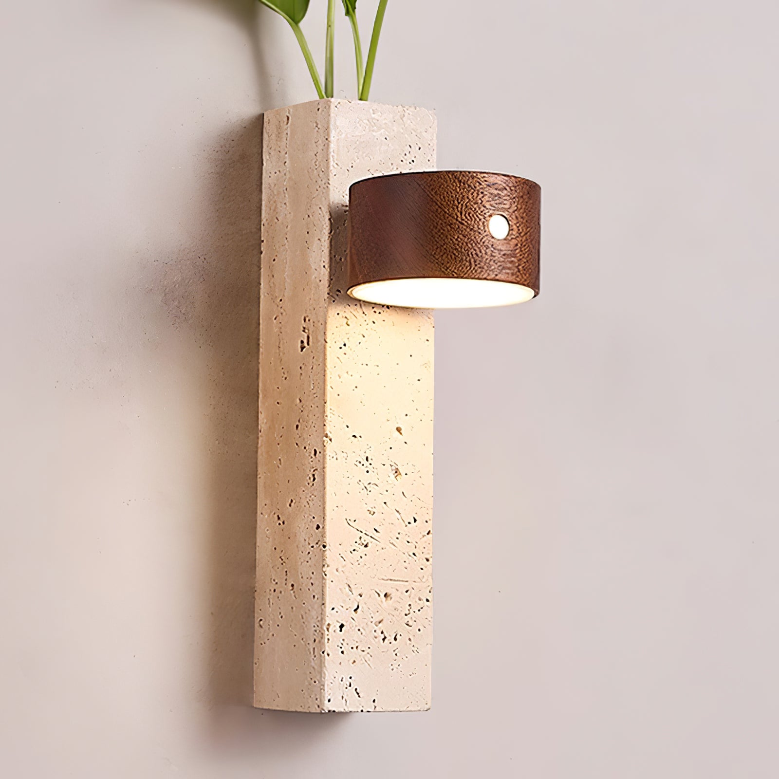 Axis Wood Wall Light - Modern Rustic Sconce for Living Room, Bedroom, and Hallway - Perfect for Ambient Lighting and Home Decor