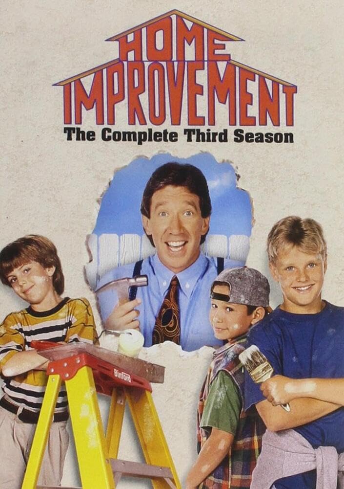 Home Improvement Season 3 DVD - Complete TV Show Series Collection | DIY Comedy Sitcom for Family Entertainment | Perfect for Weekend Bingeing & Home Renovation Inspiration