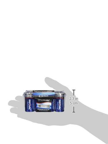 Rayovac Alkaline C Size Batteries - 1.33 Pound Pro Pack with Reclosable Packaging | Long-Lasting Power for Flashlights, Toys & Household Electronics