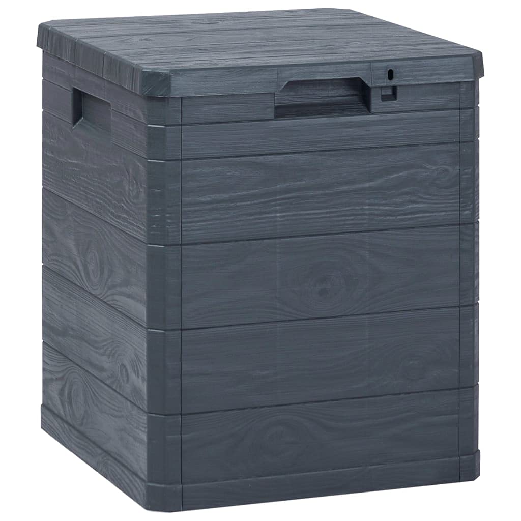 Weather-Resistant Garden Storage Box with Lid - 23.8 Gal Anthracite Outdoor Organizer for Yard Tools, Pool Accessories, Cushions & Pillows | Perfect for Patio, Deck, and Backyard Storage