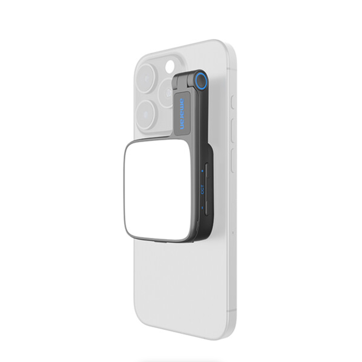 Amaran Go Mini MagSafe LED Light - Portable Video Lighting for iPhone, DSLR & YouTube (Charcoal) - Perfect for Vlogging, Live Streaming & Photography