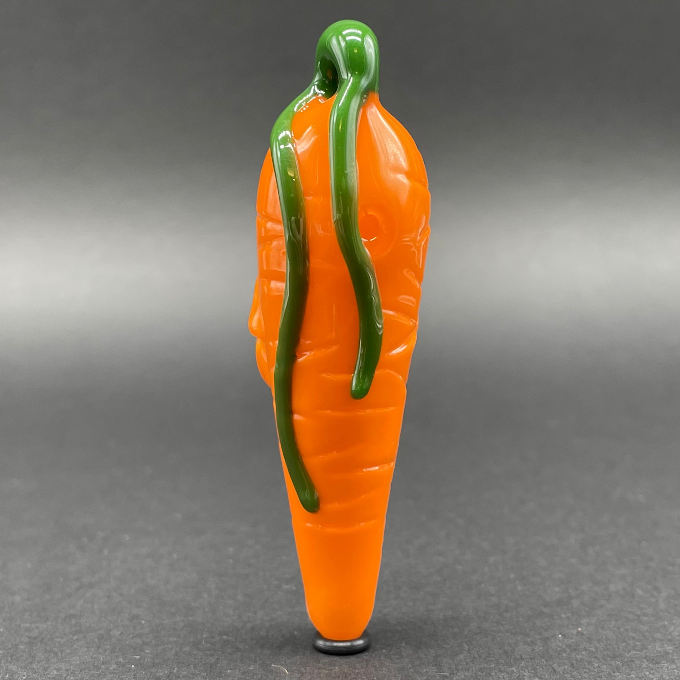 Glow in The Dark UV Reactive Carrot Pendant Necklace - Fun Party Accessory for Raves, Festivals & Nightlife