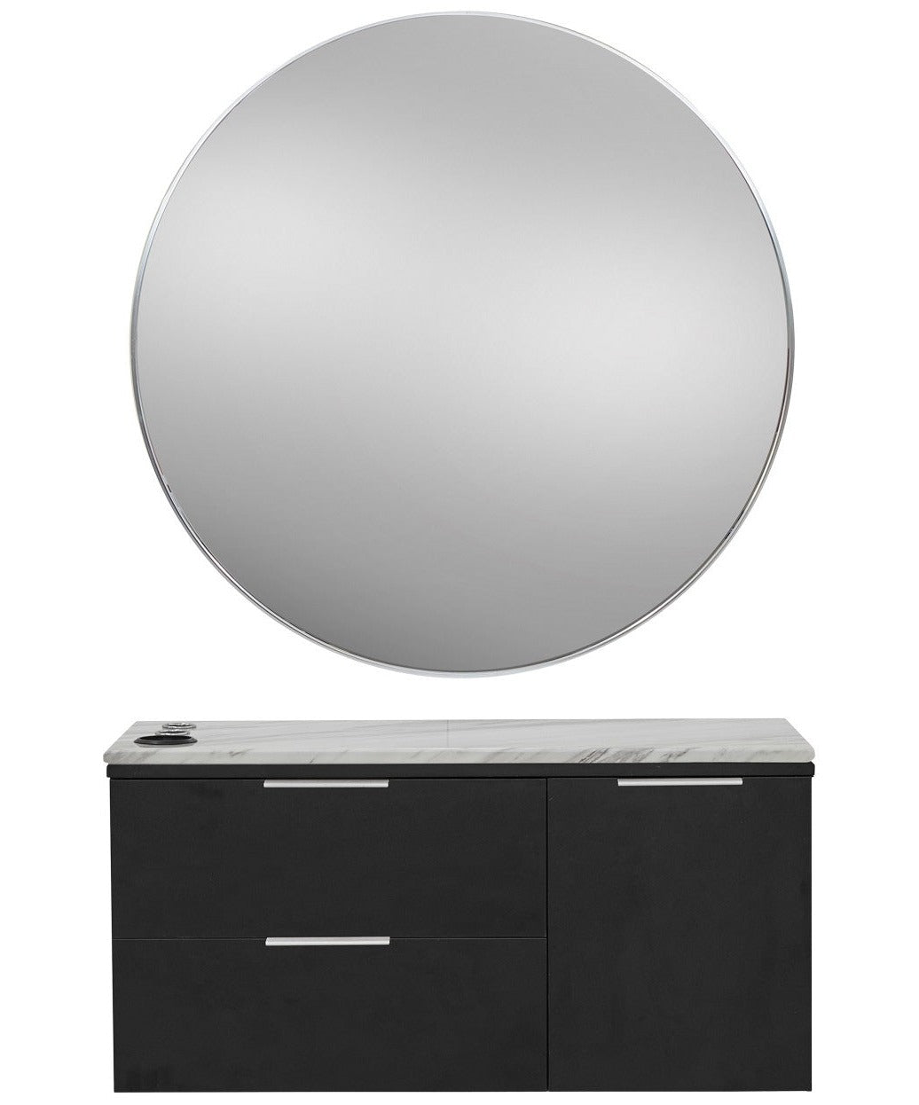PIBBS 6002 Capri Professional Hair Styling Station with Standard Mirror - Perfect for Salon, Barbershop & Home Hairdressing