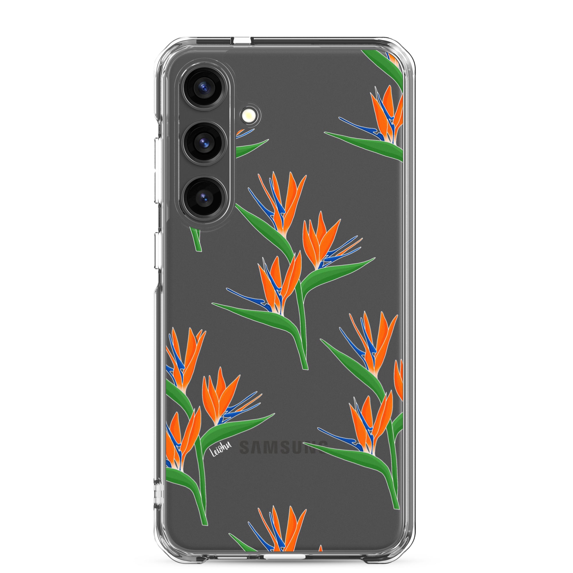Bird of Paradise Clear Phone Case for Samsung Galaxy - Slim Protective Cover for Everyday Use & Travel