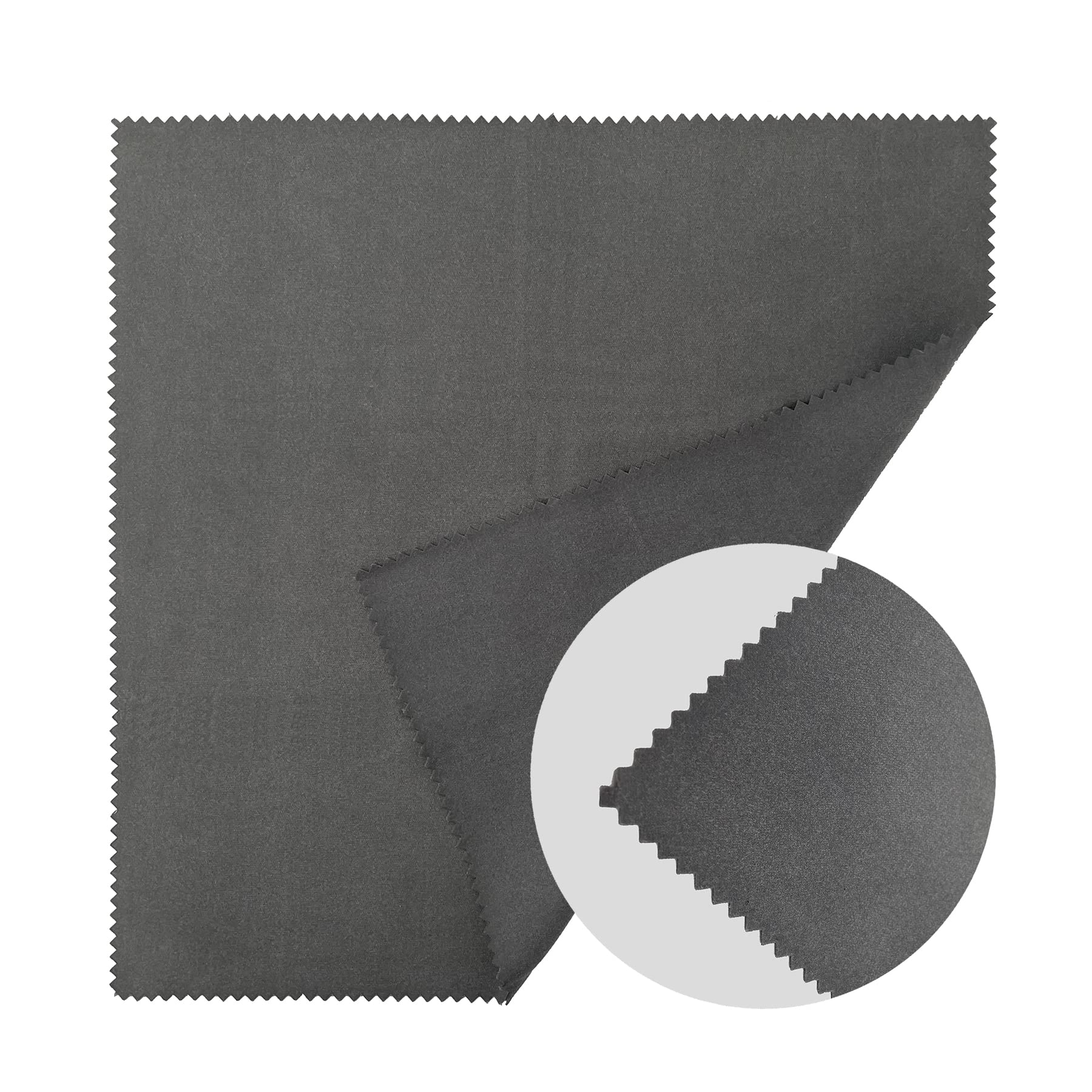 Premium 12x12 Inch Silicone Gun Cleaning Cloth - Lint-Free Grey Microfiber Polishing Wipe for Firearms | Reusable Gun Cleaning Towel for Knives, Fishing Reels & Hunting Gear | Perfect for Range Days & Firearm Maintenance