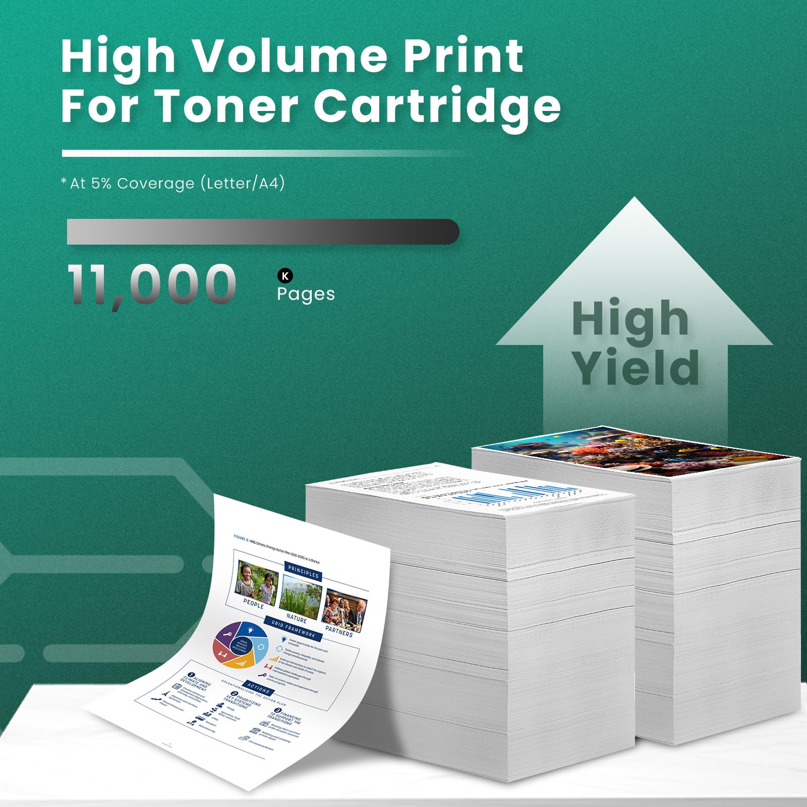GREENBOX 37A Black Toner Cartridge Replacement for HP 37A CF237A 37X CF237X - High Yield Compatible with HP LaserJet Enterprise M607 M608 M609 M631 M632 M633 Printers (2-Pack) - Perfect for Office & Business Printing Needs
