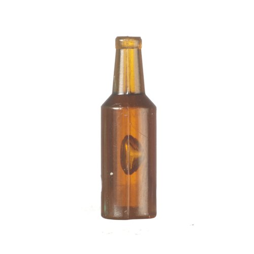 Wholesale Brown Unlabeled Beer Bottles for Miniature Dollhouse - DIY Craft Supplies & Home Decor Miniatures for Scenes & Displays