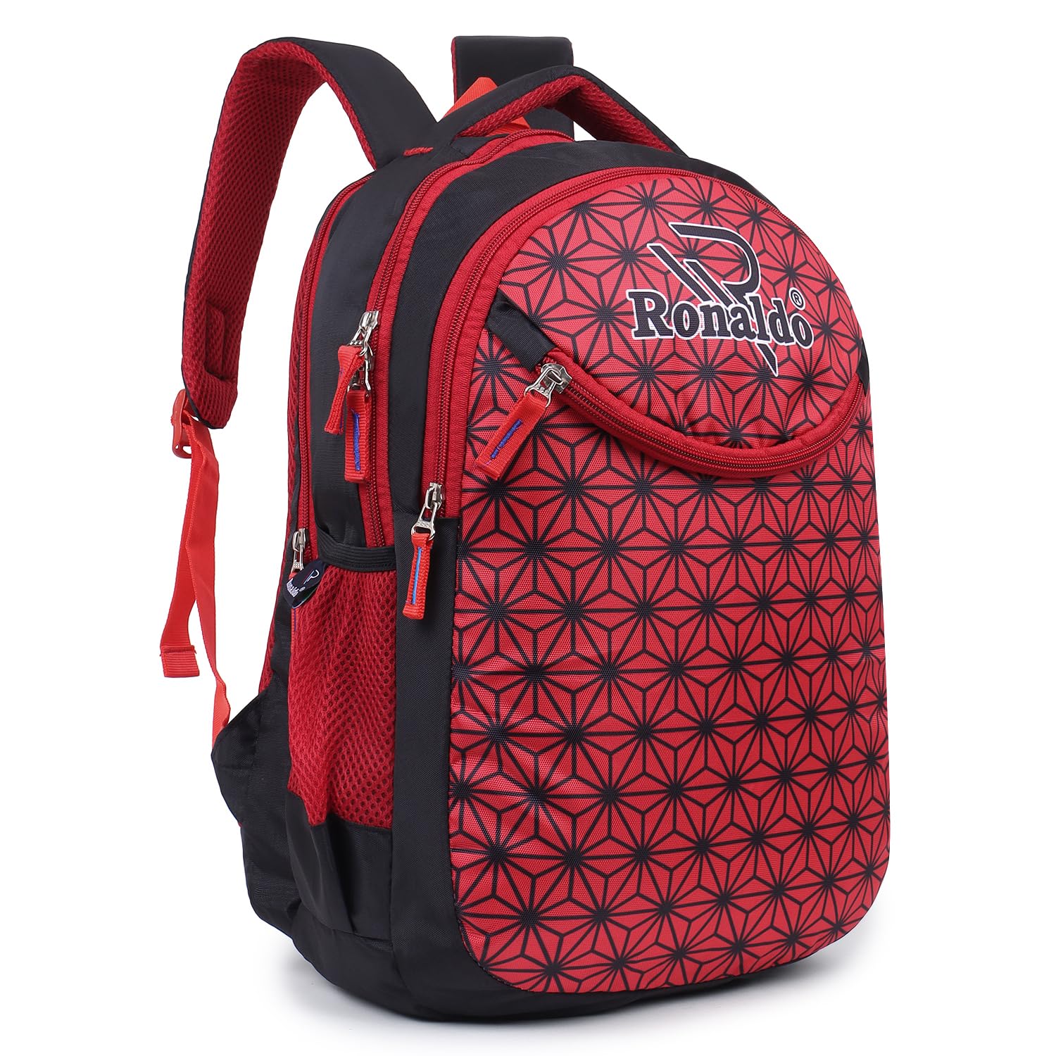**Ronaldo 18 Inch School Backpack for Kids & Teens - Durable College, Office & Travel Daypack - Multi-Purpose Laptop Bag for Boys & Girls - Perfect for School, Commuting & Outdoor Adventures**