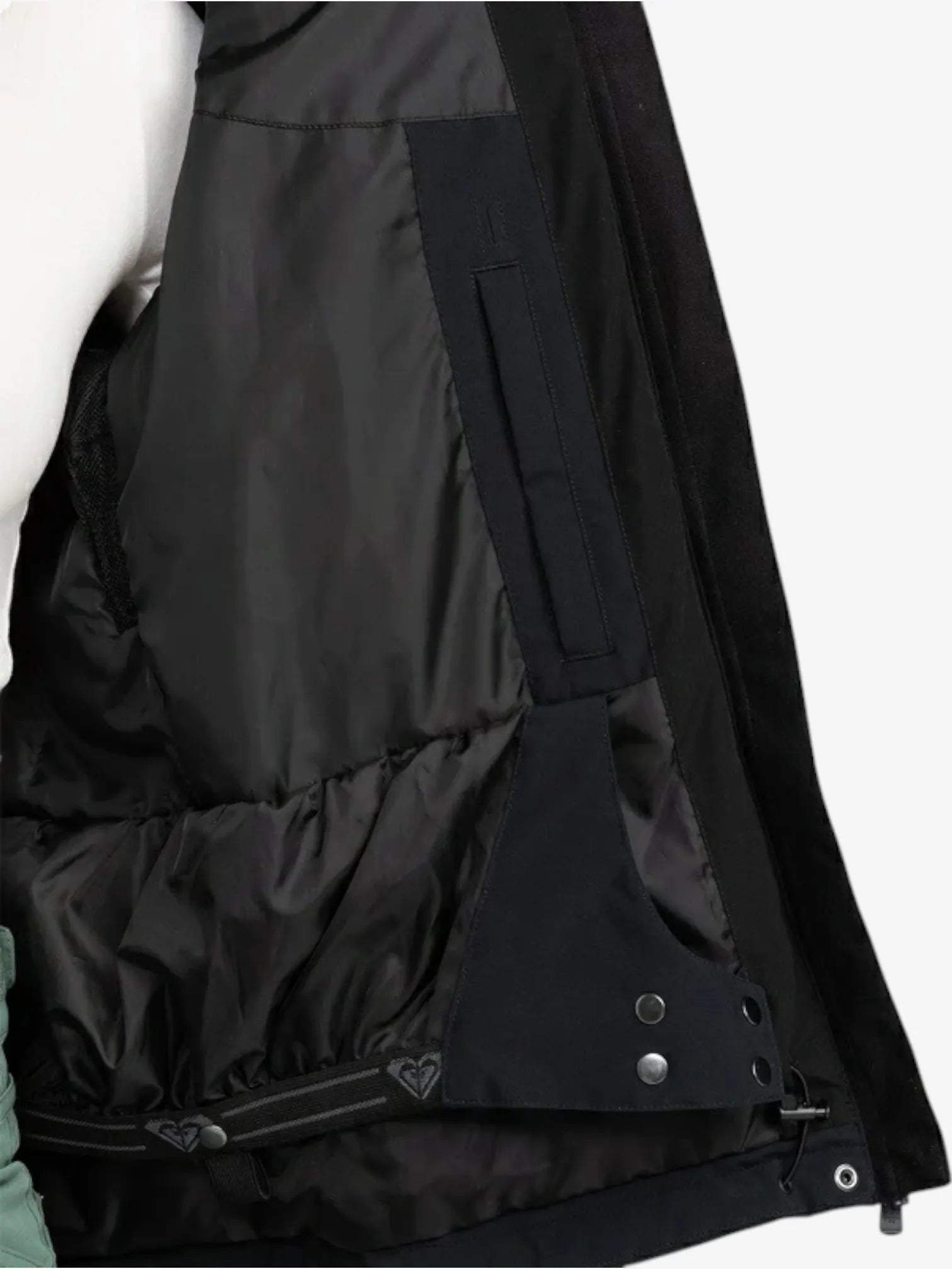 Roxy Jetty Solid NP Black Snow Jacket for Women - Waterproof Winter Coat for Skiing, Snowboarding & Outdoor Adventures