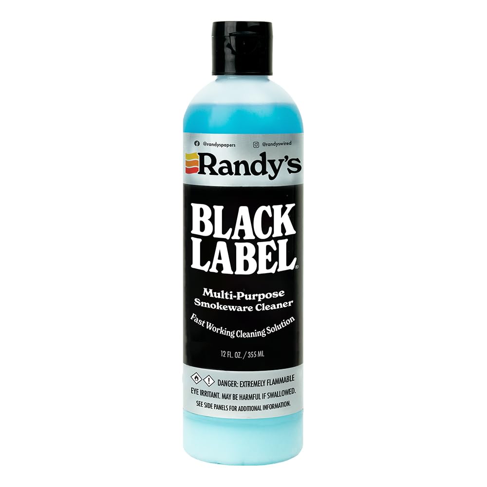 Randy's Black Label Multipurpose Cleaner - 12 fl oz All-Purpose Cleaner for Glass, Metal, Ceramic - Powerful Streak-Free Cleaning Solution for Kitchen, Bathroom & Household Surfaces - Safe for Countertops, Windows & Appliances
