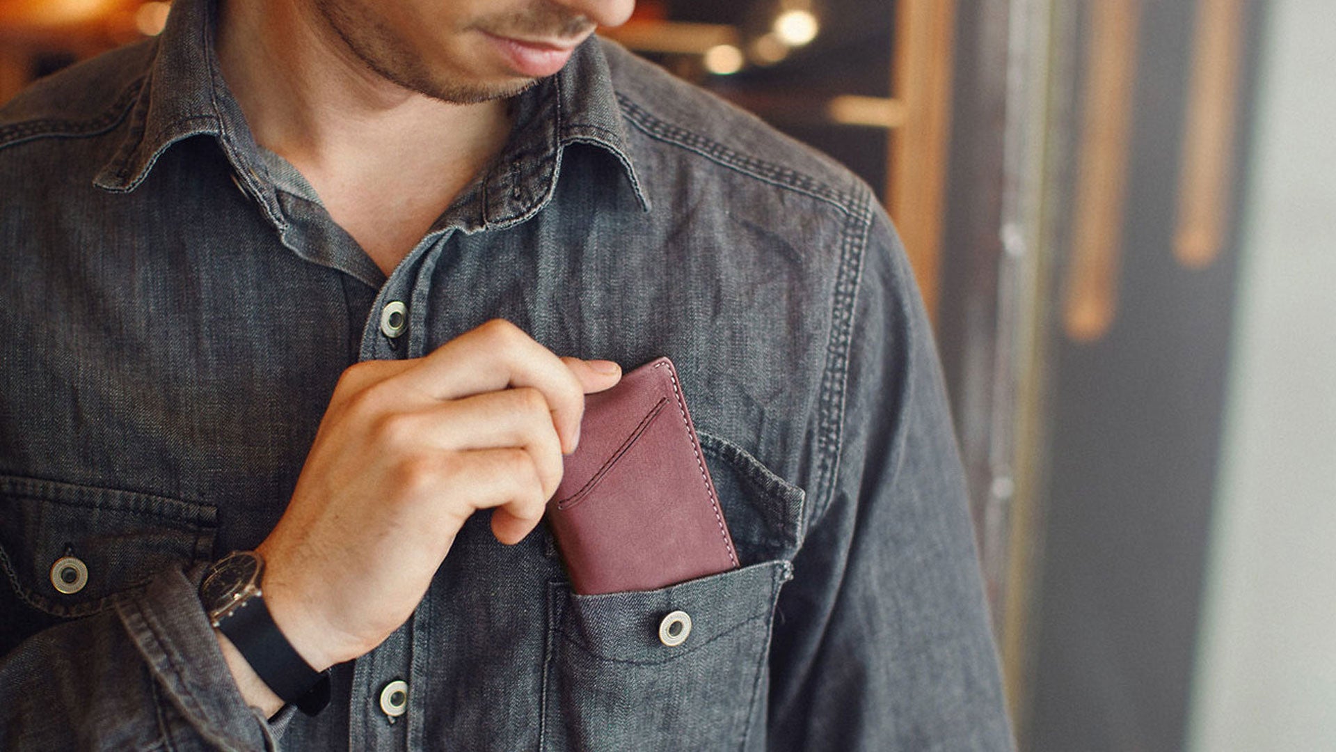 Bellroy Slim Card Sleeve Wallet - RFID Blocking Minimalist Wallet for Men & Women - Perfect for Travel, Everyday Carry & Business Cards